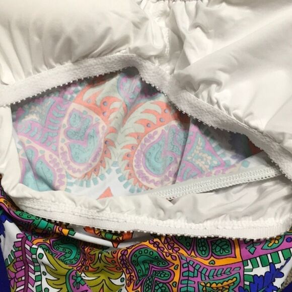 Trina Turk multi print tankini top. Size 6. New - Picture 8 of 10